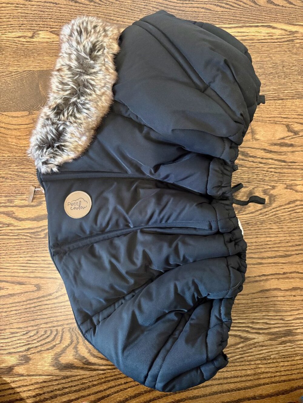 Petit Coulou Winter Car Seat Cover | Baby | Black